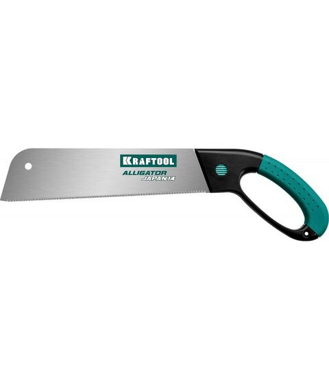 Столярно-слесарный инструмент: Ножовка по дереву KRAFTOOL Alligator Japan 14" 300 мм x 0.6 мм 14 TPI (1,8 мм) [1-15181-30-14] фотографии