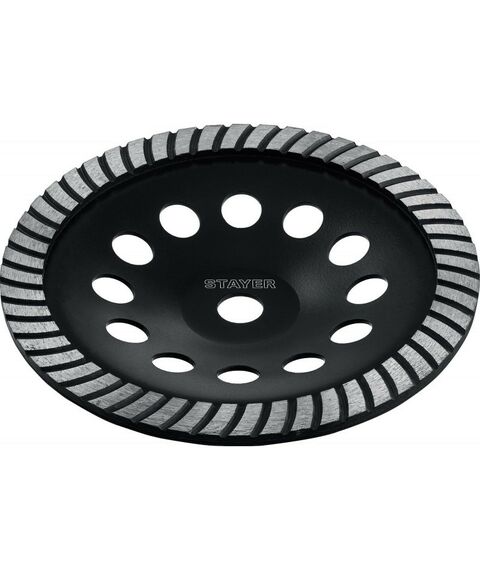 Шлифовка, зачистка: Сегментированная алмазная чашка STAYER Turbo d 230 мм [33380-230] фотографии
