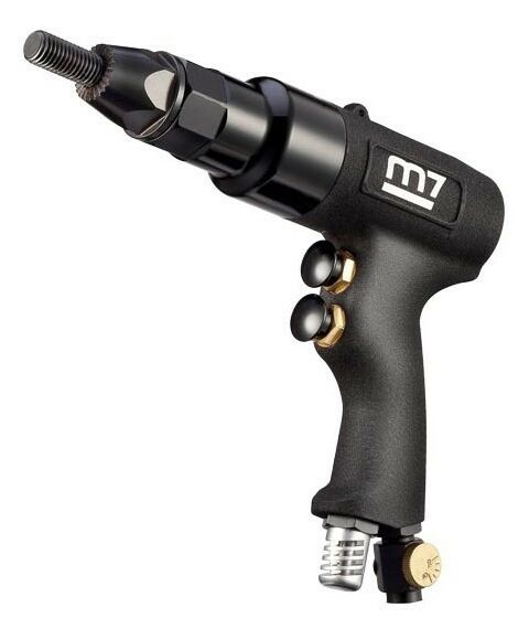 Заклепочники пневматические: Пневматический заклепочник MIGHTY SEVEN PB-1312 для резьбовых заклепок М10 - М12 фотографии