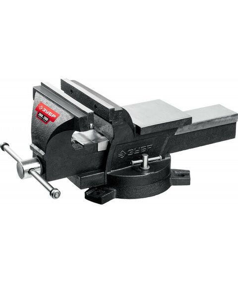 Тиски, струбцины, наковальни, верстаки: Слесарные тиски Зубр 200 мм [3258-200] фотографии