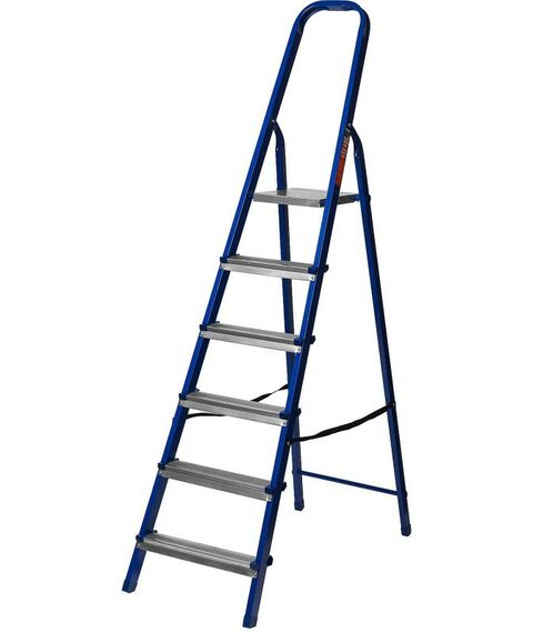 Стремянки и лестницы: Стальная стремянка MIRAX 6 ступеней, 121 см [38800-06] фотографии