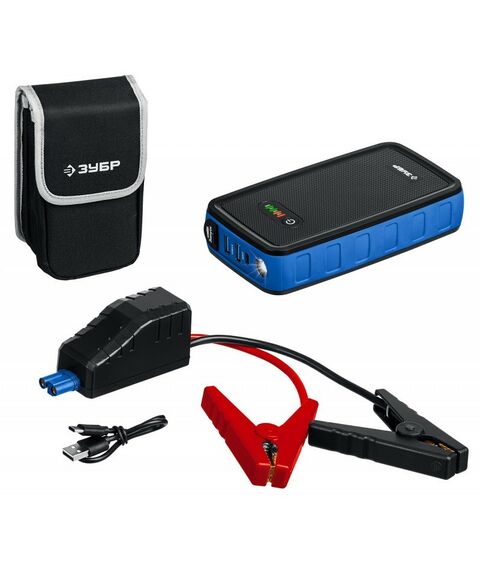 Зарядные и пуско-зарядные устройства: Аккумуляторное пусковое устройство Зубр АПУ-800 12В, макс. 800А. [59319] фотографии