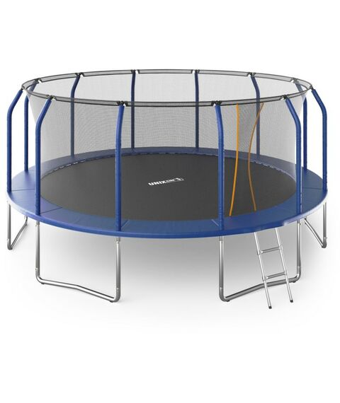 Батуты: Батут UNIX line SUPREME BASIC 16 ft (blue) фотографии