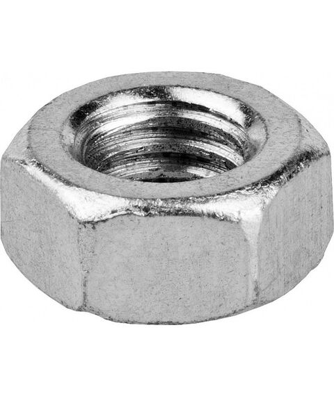 Метрический крепеж: Гайка Зубр M14 ГОСТ 5927-70, 5 кг, кл. пр. 6, оцинкованная [303550-14] фотографии