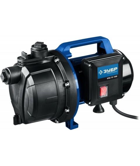 Насосы и насосные станции: Поверхностный насос Зубр НПЦ-Т3-1100 1100 Вт фотографии