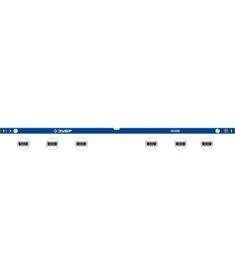 Строительные уровни: Усиленный магнитный уровень Зубр Профессионал-М 2000 мм с зеркальным глазком [34589-200] фотографии