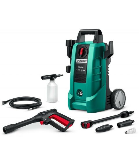 Мойки высокого давления: Мойка высокого давления Зубр АВД-140 140 Атм, 1700 Вт, пистолет МИГ-180 фотографии