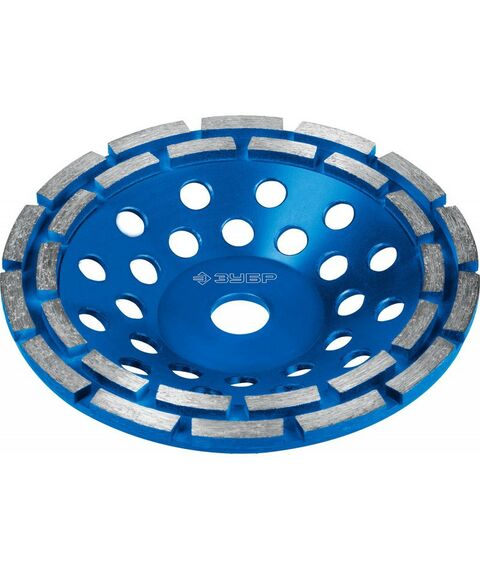 Шлифовка, зачистка: Двухрядная алмазная чашка Зубр Профессионал d 180 мм [33372-180] фотографии