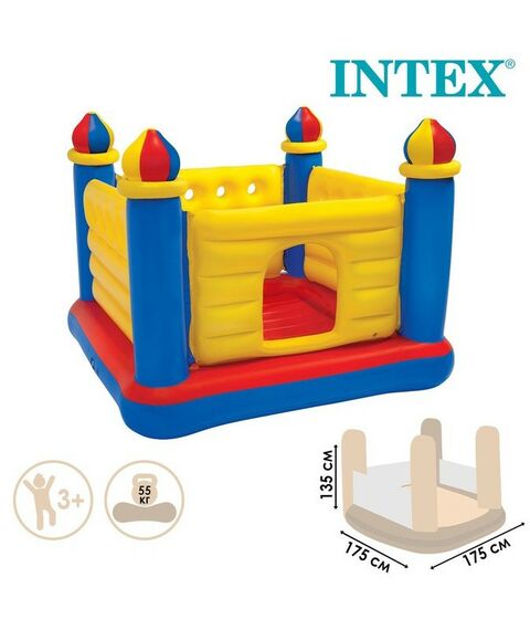 Детские спортивные комплексы: Игровой центр - батут Intex Замок 175 х 175 х 135 см от 3-6 лет [48259NP] фотографии