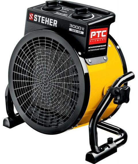 Тепловые пушки: Электрическая тепловая пушка STEHER SEK-5R 3 кВт фотографии