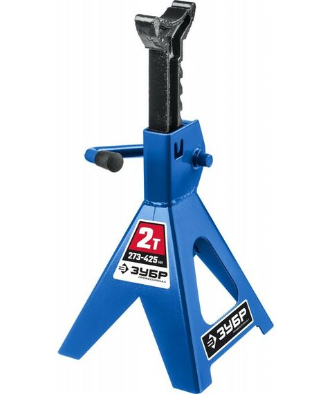 Домкраты: Усиленная страховочная подставка Зубр Профессионал 2т 273-425 мм [43065-2] фотографии