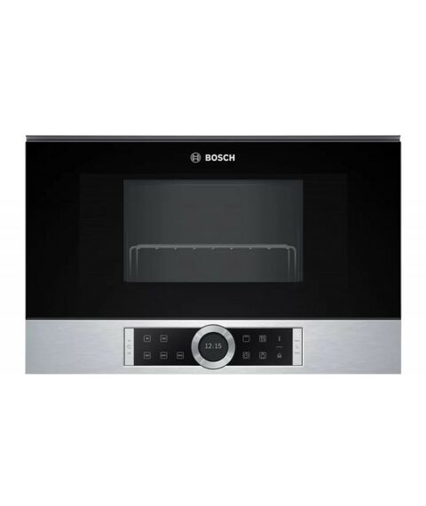 Встраиваемые микроволновые печи: Встраиваемая микроволновая печь BOSCH BEL634GS1M Series 8 382 x 594 x 318 мм, 900W, 21л, функция гриль, TFT Display фотографии