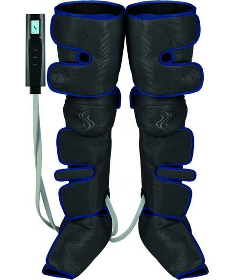 Массажеры: Компрессионный лимфодренажный массажер для ног Bradex KZ 1167 прогрев коленей, длинные манжеты, черный фотографии