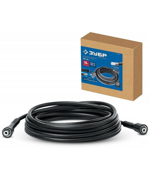 Принадлежности к мойкам: Шланг высокого давления Зубр 15 м для пистолета МИГ-280 [70411-280-15] фотографии