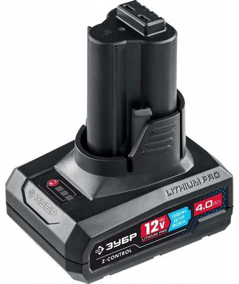 Аккумуляторы и зарядные устройства для электроинструмента: Аккумуляторная батарея Зубр Профессионал ST7-12-4 T7, 12 В, 4.0 А·ч фотографии