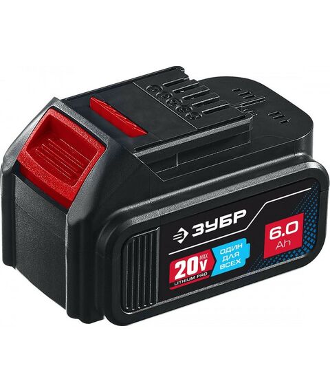 Аккумуляторы и зарядные устройства для электроинструмента: Аккумуляторная батарея Зубр Профессионал ST7-20-6 T7, 20 В, 6.0 А·ч фотографии