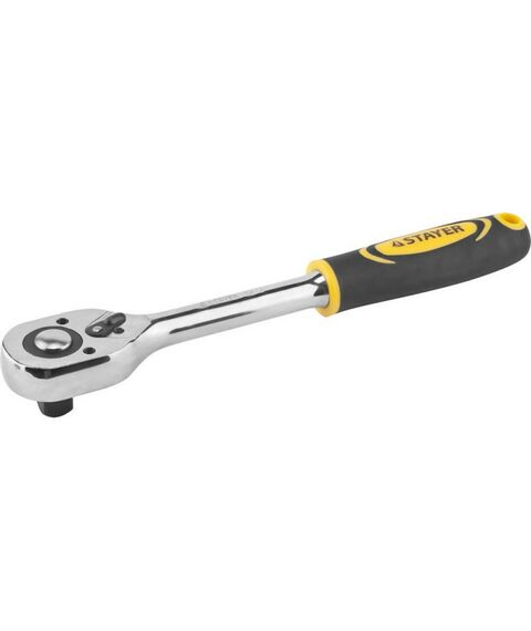 Столярно-слесарный инструмент: Трещотка для торцовых головок STAYER 1/2" 45 зубцов [27786-1/2] фотографии