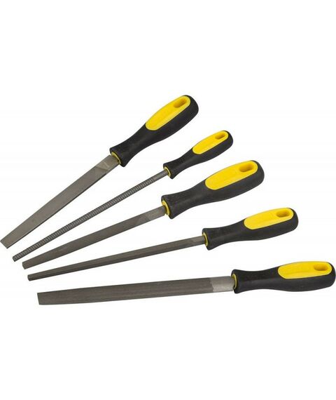 Столярно-слесарный инструмент: Набор напильников STAYER 200 мм, 5 предметов [1682-20-H5] фотографии