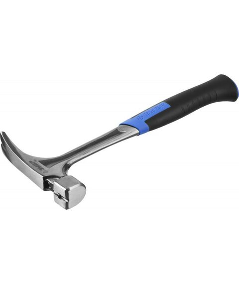 Столярно-слесарный инструмент: Цельнокованый столярный молоток-гвоздодёр Зубр Профессионал 560 г [20258-580] фотографии