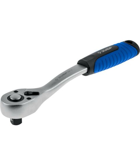 Столярно-слесарный инструмент: Трещотка для торцовых головок Зубр 1/2", 72 зубца [27730-1/2] фотографии