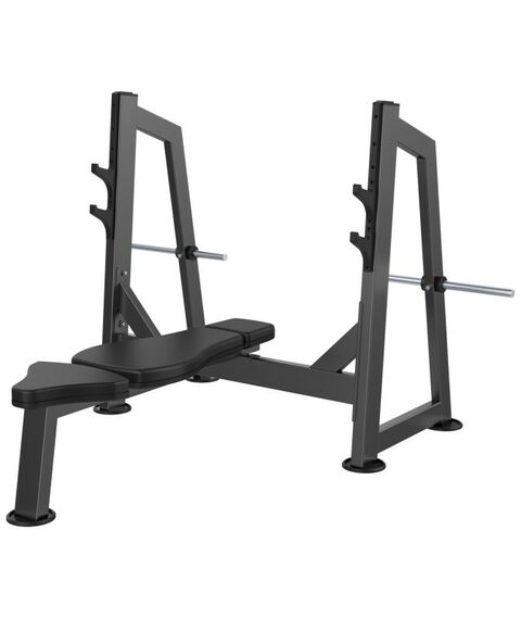 Скамьи и стойки под штангу: Скамья-стойка для жима штанги лежа Olympic Bench DHZ U-3043 фотографии