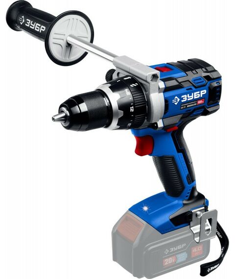 Дрели и шуруповерты: Бесщеточная дрель-шуруповерт Зубр Профессионал DB-211 Т7, 20 В, 100 Н·м, без АКБ [DB-211] фотографии