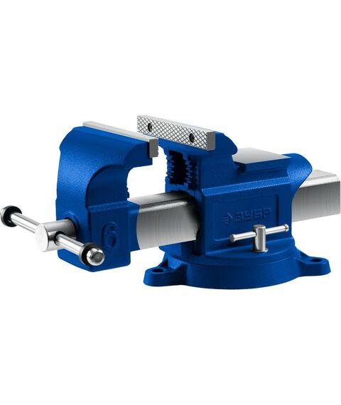 Тиски, струбцины, наковальни, верстаки: Высокоточные слесарные тиски Зубр Профессионал 150 мм [32703-150] фотографии