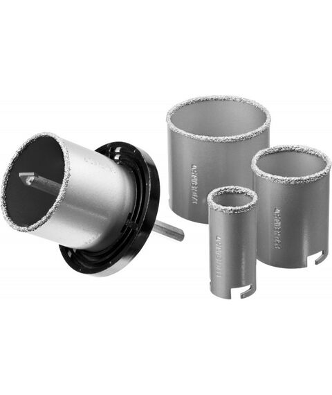 Наборы оснастки: Набор кольцевых коронок STAYER 33345-H6 6 шт: 33, 53, 67, 73 мм, карбид вольфрама [33345-H6] фотографии