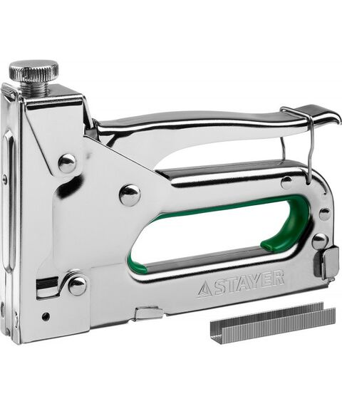 Степлеры: Стальной степлер STAYER Max-140 тип 140 (G/11/57) 20GA, (6-14 мм)/28/300/500 [31508] фотографии
