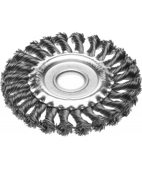 Шлифовка, зачистка: Щетка дисковая STAYER PROFESSIONAL 175 мм жгутированная стальная проволока, 0.5 мм [35120-175] фотографии