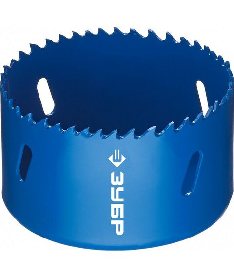 Буры, пики, коронки, сверла: Биметаллическая коронка Зубр 76 мм сталь Р6М5 [29531-076] фотографии