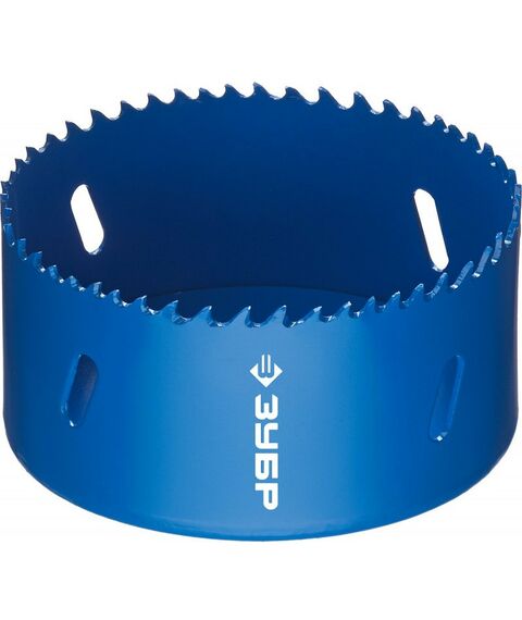 Буры, пики, коронки, сверла: Биметаллическая коронка Зубр 89 мм сталь Р6М5 [29531-089] фотографии