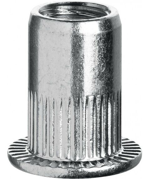 Заклепки: Стальные резьбовые заклепки с насечками Зубр Профессионал М3 станд.бортик, 1500 шт [31317-03] фотографии