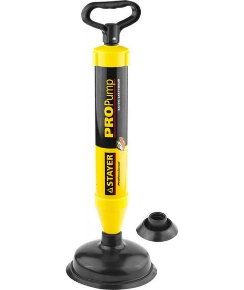 Столярно-слесарный инструмент: Вакуумный вантуз с двумя адаптерами STAYER Professional PROPump d 70 160 мм [51925] фотографии