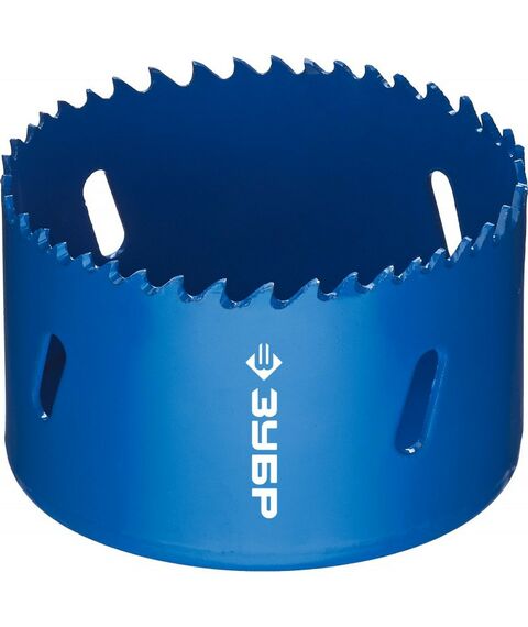 Буры, пики, коронки, сверла: Биметаллическая коронка Зубр 73 мм сталь Р6М5 [29531-073_z01] фотографии