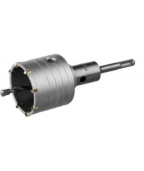 Буры, пики, коронки, сверла: Коронка по бетону с державкой Зубр Профессионал 65 мм SDS-plus, 8Т [2918-65] фотографии