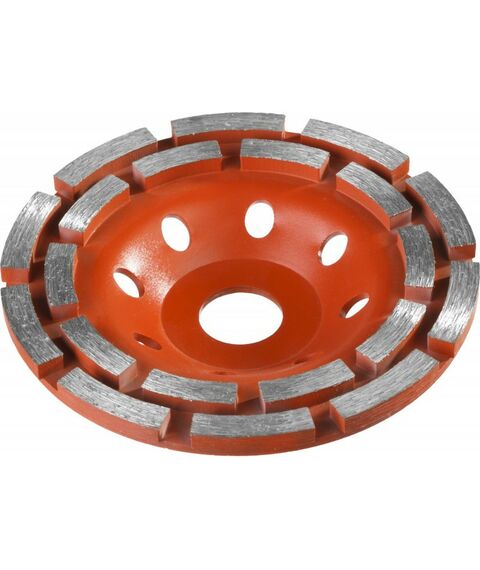 Шлифовка, зачистка: Двухрядная алмазная шлифовальная чашка Зубр d 125 мм [33376-125] фотографии