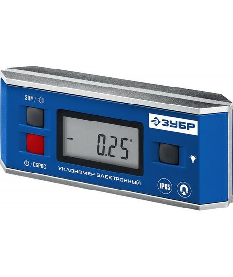 Угломеры, уклономеры: Электронный уровень-уклономер Зубр Профессионал МИНИ 0 - 90°, ±0.05° [34745] фотографии