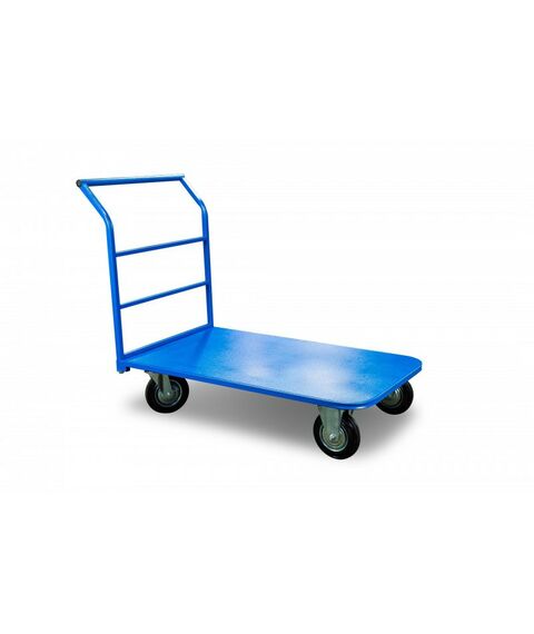 Тележки: Тележка платформенная TOR ТП-3 700x1200 мм, г/п 555 кг, 200 мм [1008221] фотографии