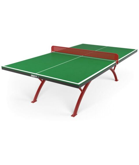Настольный теннис: Антивандальный теннисный стол UNIX line 14 mm SMC (Green/Red) фотографии