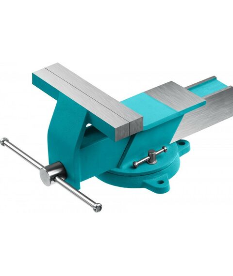 Тиски, струбцины, наковальни, верстаки: Стальные слесарные тиски СИБИН 150 мм [3244-150] фотографии