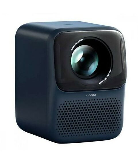 Проекторы: Портативный проектор Wanbo T2 Max обновлённая версия, Android 9.0, 1+16G, 1080P, 4К декодирование, EU, тёмно-синий [6970885350351] фотографии