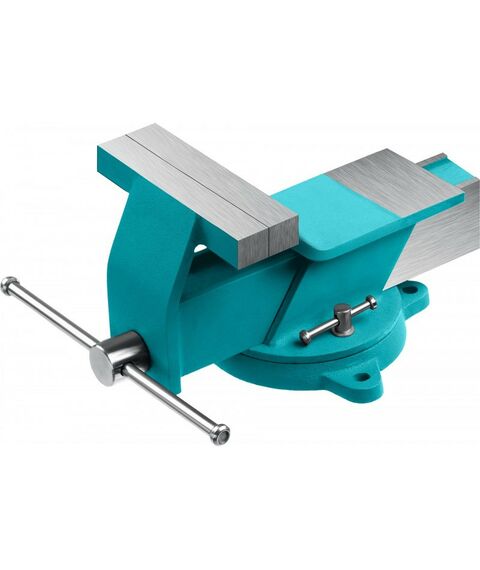 Тиски, струбцины, наковальни, верстаки: Стальные слесарные тиски СИБИН 100 мм [3244-100] фотографии