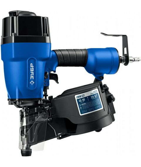 Пневматические гвоздезабиватели: Пневматический нейлер Зубр Профессионал CNW-90 для барабанных гвоздей CNW (45-90 мм) [31914] фотографии