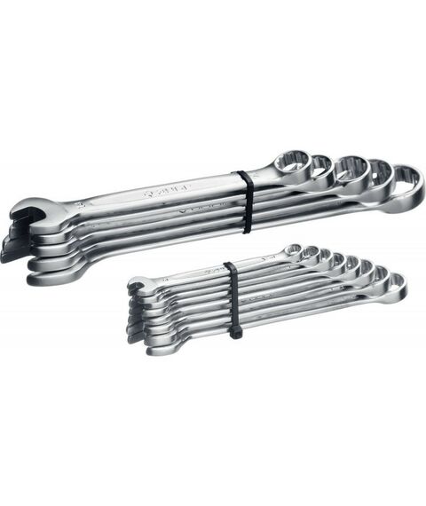 Наборы инструментов и ключи: Набор комбинированных гаечных ключей Зубр 13 шт 6 - 22 мм [27095-H13] фотографии