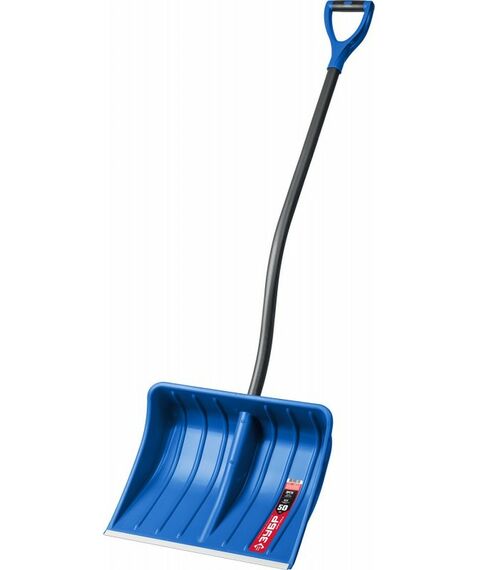 Лопаты: Снеговая лопата Зубр Профессионал АРКТИКА 550 мм пластиковая, с алюминиевой планкой, эргономичный металлический черенок, V-ручка [39918] фотографии