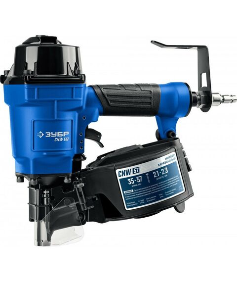 Пневматические гвоздезабиватели: Пневматический нейлер Зубр Профессионал CNW-57 для барабанных гвоздей CNW (35-57 мм) [31910] фотографии