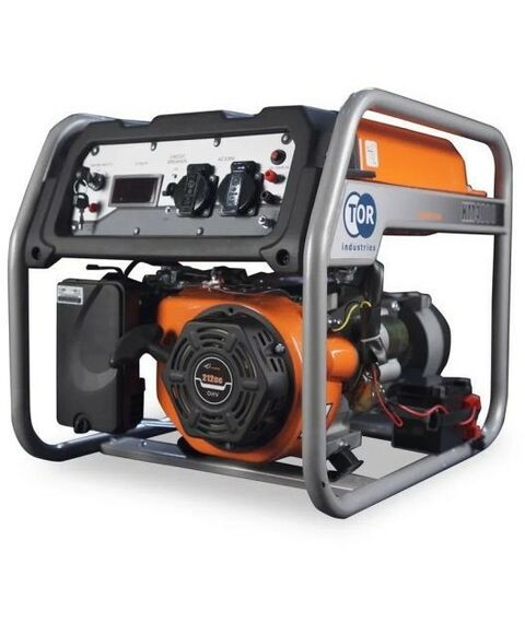 Электростанции: Генератор бензиновый TOR KM4000H 2,8 кВт 220В 16 л с кнопкой запуска [1011094] фотографии