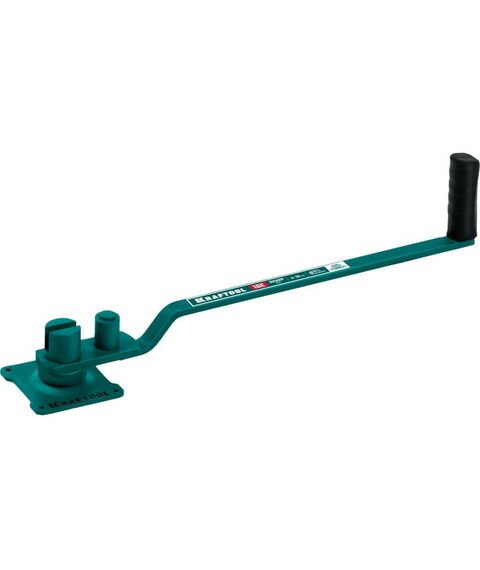 Станки для гибки и резки арматуры: Ручной станок для гибки арматуры на подшипнике KRAFTOOL 10 E острый гиб [23302] фотографии