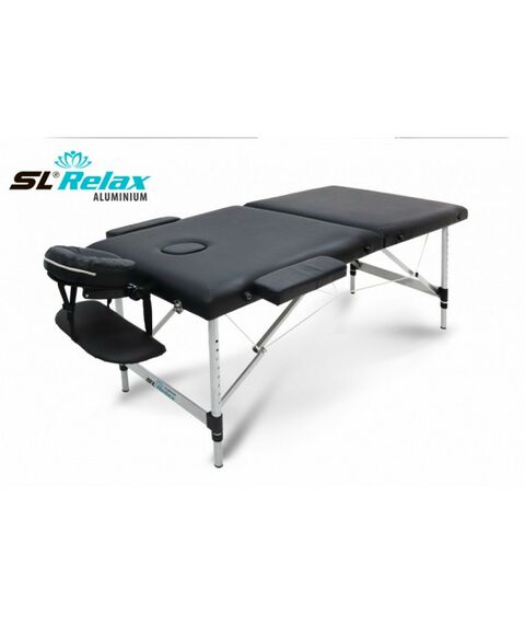 Массажные столы: Массажный стол Start Line Relax Aluminium Черный [BM2723-1] фотографии